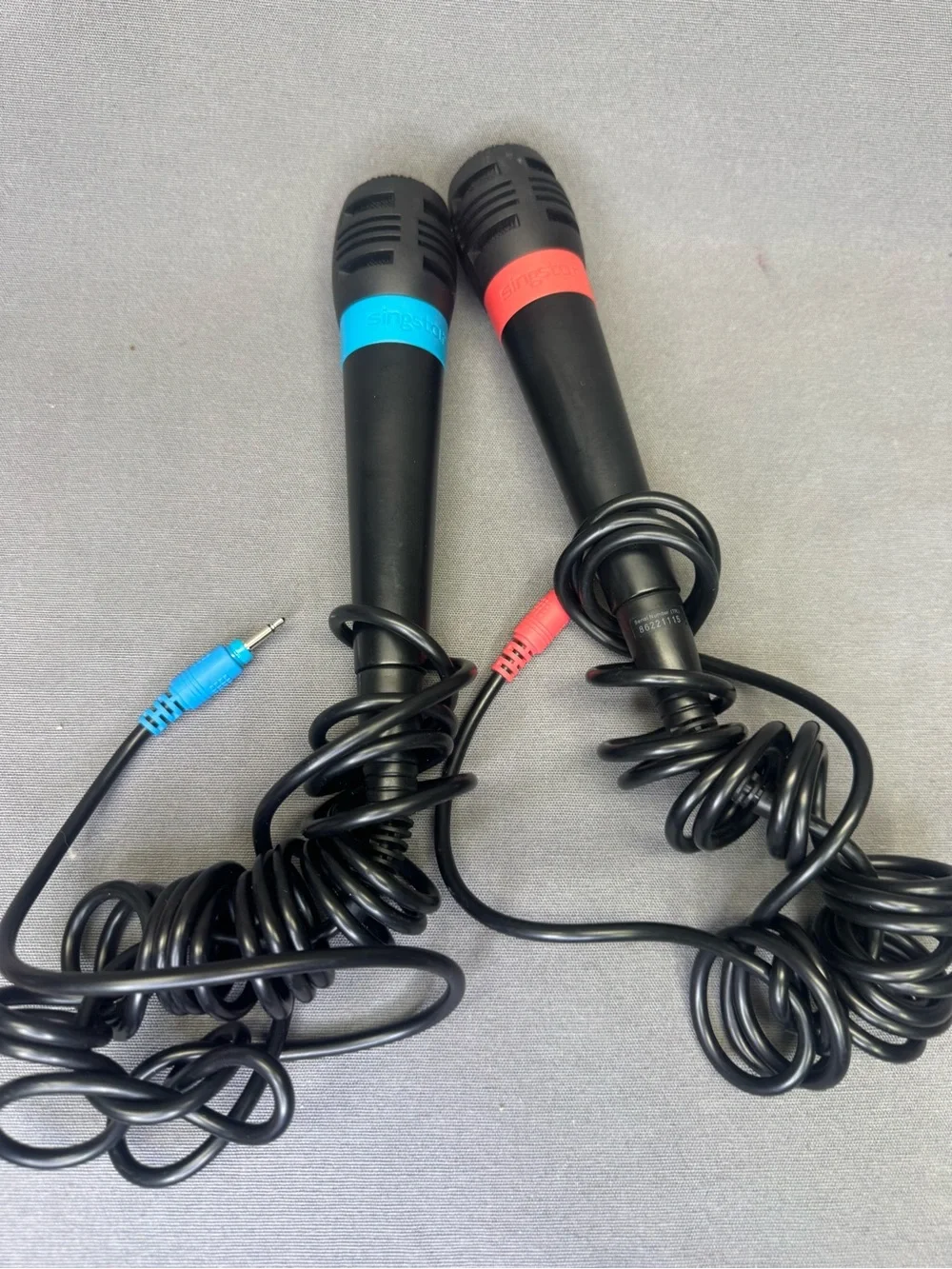 SingStar Bundle 2 Microphones Sony PlayStation 2 PS2/PS3 No Dongle/ USB No Game